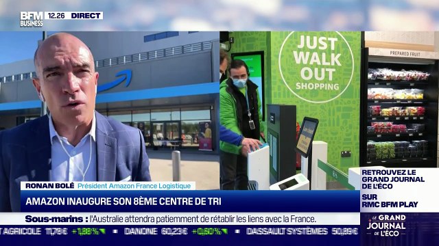 Ronan Bolé (Amazon France): Amazon inaugure son 8ème entre de tri - 23/09