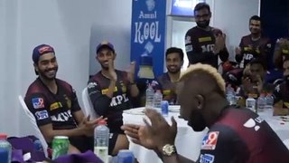 Kolkata knight riders players funny moments