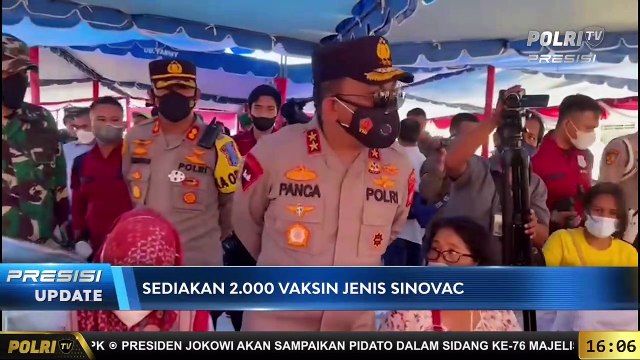 PRESISI Update 16.00 WIB : Panglima TNI & Kapolri Tinjau Kegiatan Vaksinasi Covid-19 dan Bakti Sosial Alumni AKABRI 1996 di SMK N 2 Kota Tangerang | Polda Sumut Menggelar Vaksinasi Massal Covid-19 untuk Pelajar dan Masyarakat di Kota Gunungsitoli