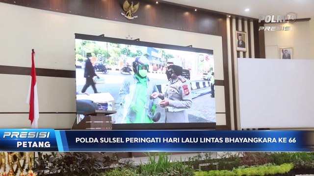 Polda Sulsel Peringati Hari Lalu Lintas Bhayangkara ke 66 dengan Sederhana