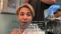 (Eng sub)BTS the tonight Show Starring Jimmy Fallon and the late late Show with James Corden making film