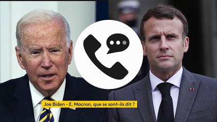 Crise des sous-marins : l'échange Biden-Macron apaise les tensions entre les deux pays