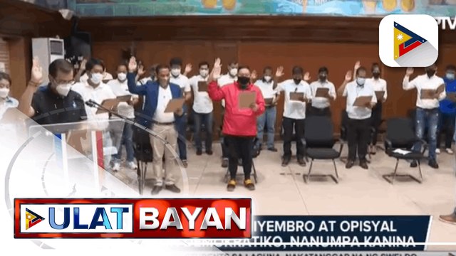 Higit 20 bagong miyembro at opisyal ng Aksyon Demokratiko, nanumpa kanina; Mayor Moreno, marami pang kinakausap na senador mula sa administrasyon at oposisyon