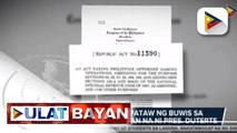 Express Balita: Batas na nagpapataw ng buwis sa mga POGO, pinirmahan na ni Pres. Duterte; COMELEC, tiniyak na handa na sila at magiging maayos ang 2022 National Elections