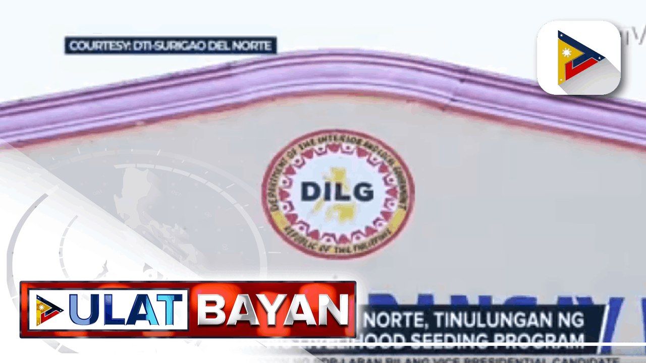 MSMEs sa Surigao del Norte, tinulungan ng DTI sa ilalim ng livelihood seeding program