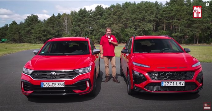 VÍDEO: Cara a Cara entre el VW T-Roc R y el Hyundai Kona N, dos SUV de lo más divertidos