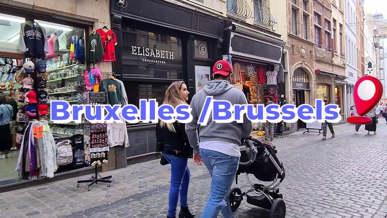 WALKING TOUR BRUSSELS ( BRUXELLES BELGIUM ) PART 2