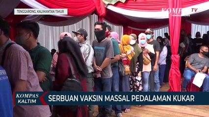 Serbuan Vaksin Massal Pedalaman Kukar