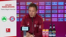 Nagelsmann vor Fürth: Müssen hart kämpfen