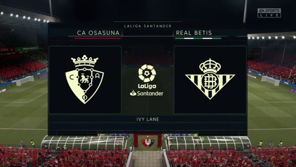 Osasuna vs Real Betis || La Liga - 23rd September 2021 || Fifa 21