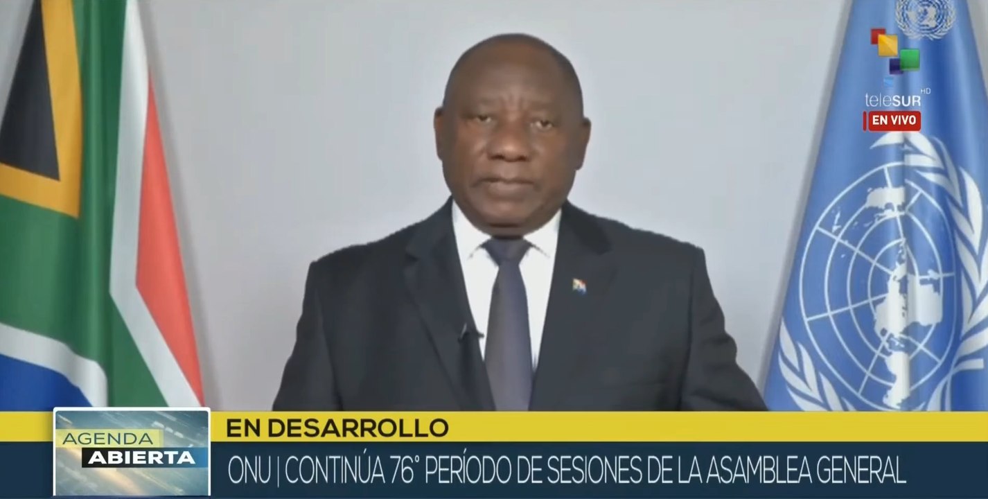 Cyril Ramaphosa: “La pandemia ha cambiado las relaciones multilaterales”