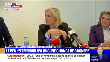 Crise des sous-marins: pour Marine Le Pen, "Emmanuel Macron n'est pas à la hauteur de la situation"
