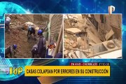 Chorrillos: Tras derrumbe por construcción informal solicitan a vecinos que dejen sus viviendas