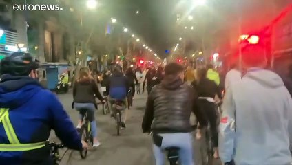 "Por más lugares para rodar tranquilos" : en Montevideo celebran el Día Mundial sin Auto