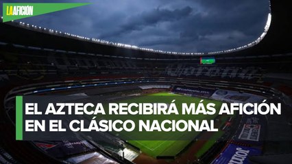 Estadio Azteca recibirá 75% de aforo en Clásico Nacional