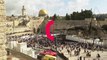 Thousands of Jewish worshippers flock to the Western Wall for Sukkot