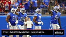 Detroit Lions LB Derrick Will Play More in Week 3