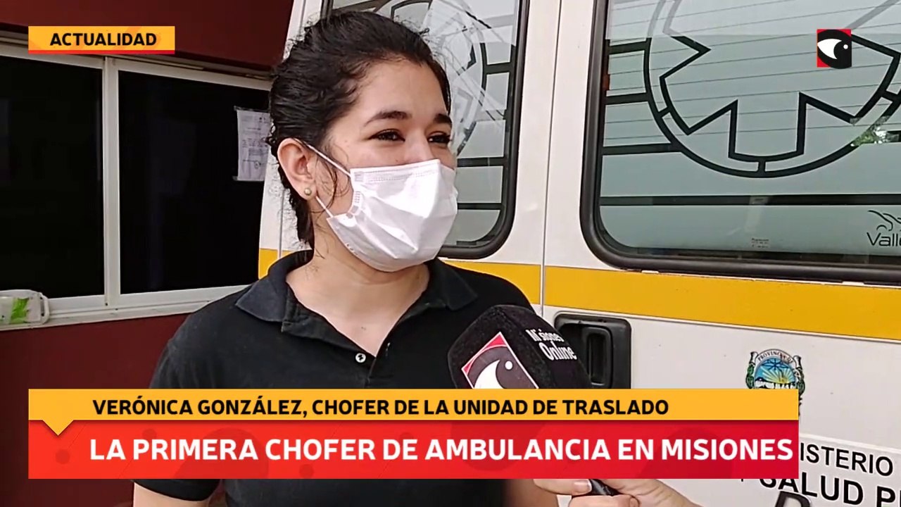 La primera chofer de ambulancia en Misiones