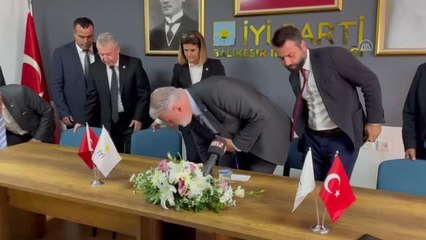 BALIKESİR - İYİ Partili Bahadır Erdem, Balıkesir'de konuştu