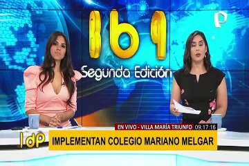 Regreso a clases: implementan colegio Mariano Melgar en VMT