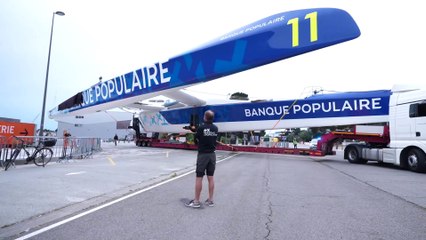 VoileBanquePop 2021 : FIN DE CHANTIER D'ETE - MAXI BANQUE POPULAIRE XI. - VOILE BANQUE POPULAIRE