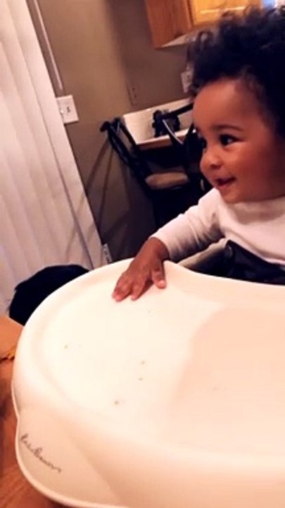 Baby Tries to Beatbox Like Dad