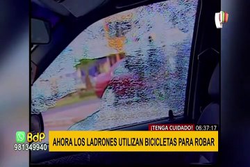 ¡Cuidado! bicicleta es el nuevo medio de transporte para delinquir