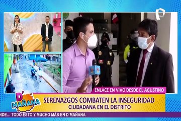 El Agustino: serenos usan cámaras integradas en cascos para identificar rostro de delincuentes