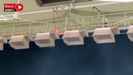 Fenerbahçe-Giresunspor maçında yangın paniği