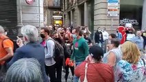 Manifestació davant l'Ajuntament contra Colau / Mar Acero