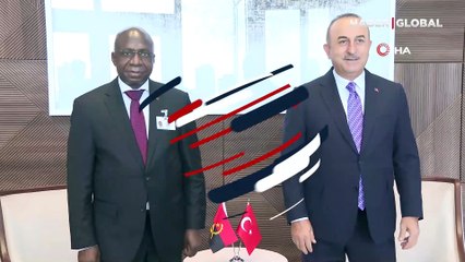 Çavuşoğlu Angola Dışişleri Bakanı Antonio ile görüştü