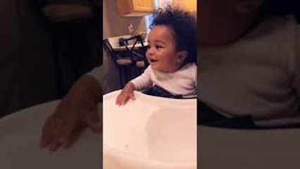 Baby Tries to Beatbox Like Dad
