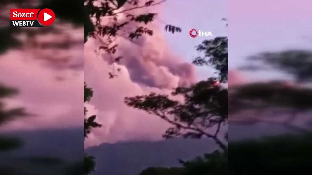 Guatemala’daki Fuego Yanardağı faaliyete geçti