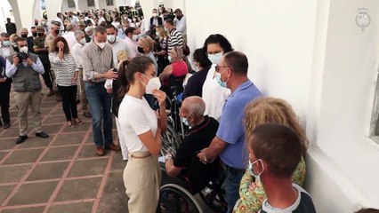 Los Reyes arropan a La Palma: "No van a faltar ayudas"