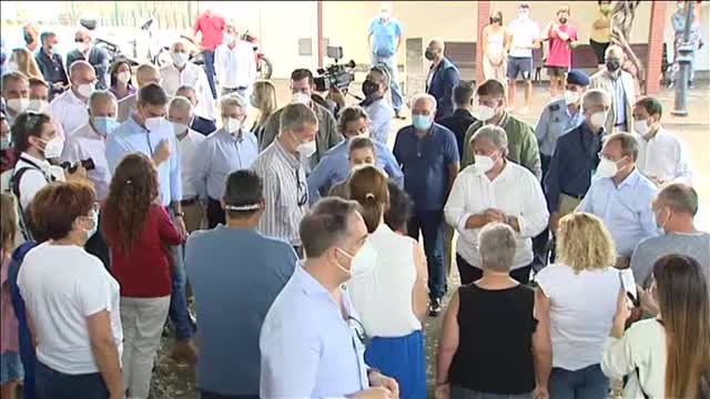 Los Reyes piden la ayuda de todo el país para los habitantes de La Palma que lo han perdido todo