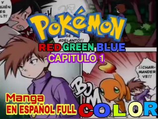 Pokemon Manga Red, Green, Blue Capitulo 1 Full Color Español