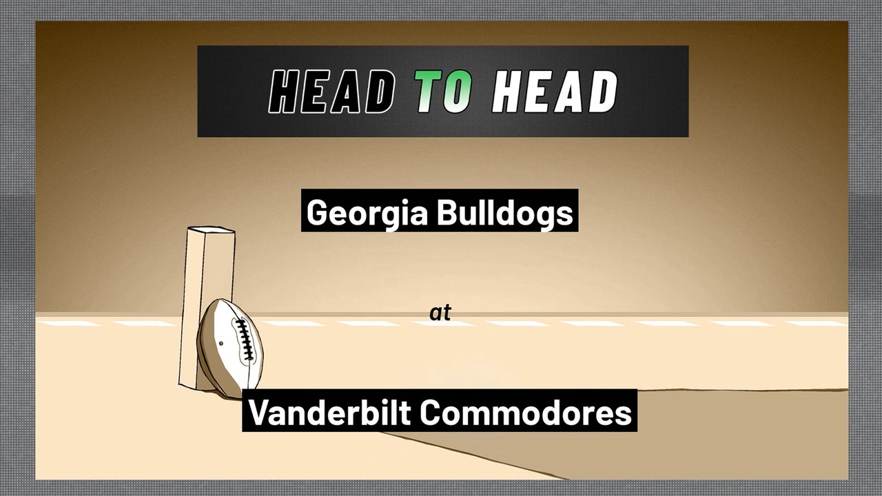 Vanderbilt Commodores - Georgia Bulldogs - Spread