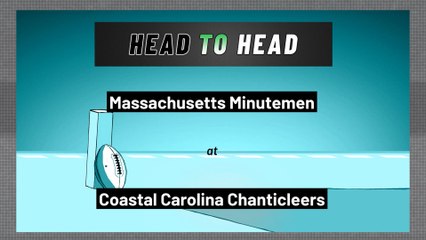 Coastal Carolina Chanticleers - Massachusetts Minutemen - Spread