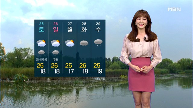 [굿모닝MBN 날씨]대체로 맑은 가을 하늘…동해안 약한 비 내려