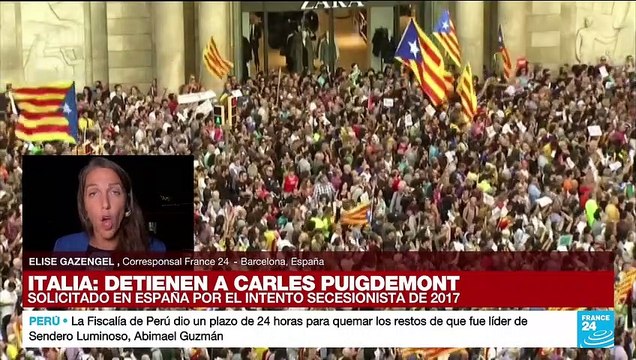 Informe desde Barcelona: fue detenido Carles Puigdemont, acusado de sedición” por España