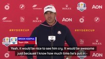 Koepka says winning would be the 'perfect storm'