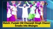 Watch: Punjab CM Charanjit Singh Channi breaks into Bhangra