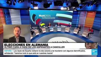 Informe desde Berlín: último cara a cara de los aspirantes a canciller de Alemania