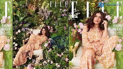 Bhumi Pednekar graces the cover page of Elle Magazine