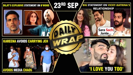 Vicky & Katrina Roka Ceremony, Malaika's I Love U Text To Arjun, Diljit Slams Bollywood|Top 10 News