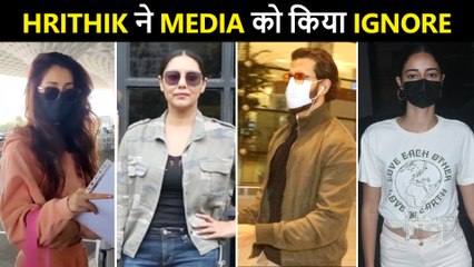 Hrithik Arrives In His Luxurious Car, IGNORES Media, Ananya's Sweet Gesture, Disha, Mira | Celebs Spotted