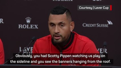 Download Video: Celtics fan Kyrgios feeling 'special' to be playing in Boston