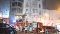 Emre Kınay'ın Oyunculuk Atölyesinin bulunduğu binada çıkan yangın korkuttu