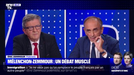 Mélenchon - Zemmour: deux positions diamétralement opposées pour un débat musclé