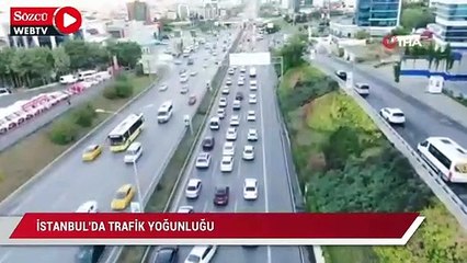 Download Video: İstanbul’da haftanın son iş gününde trafik yoğunluğu erken başladı